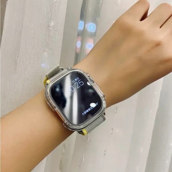 NEW Yellow Trail Loop Strap Velcro for Apple Watch - Picture 3 of 6